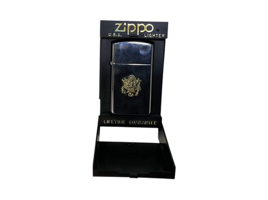 objetos insolitos zippo slim emb-army