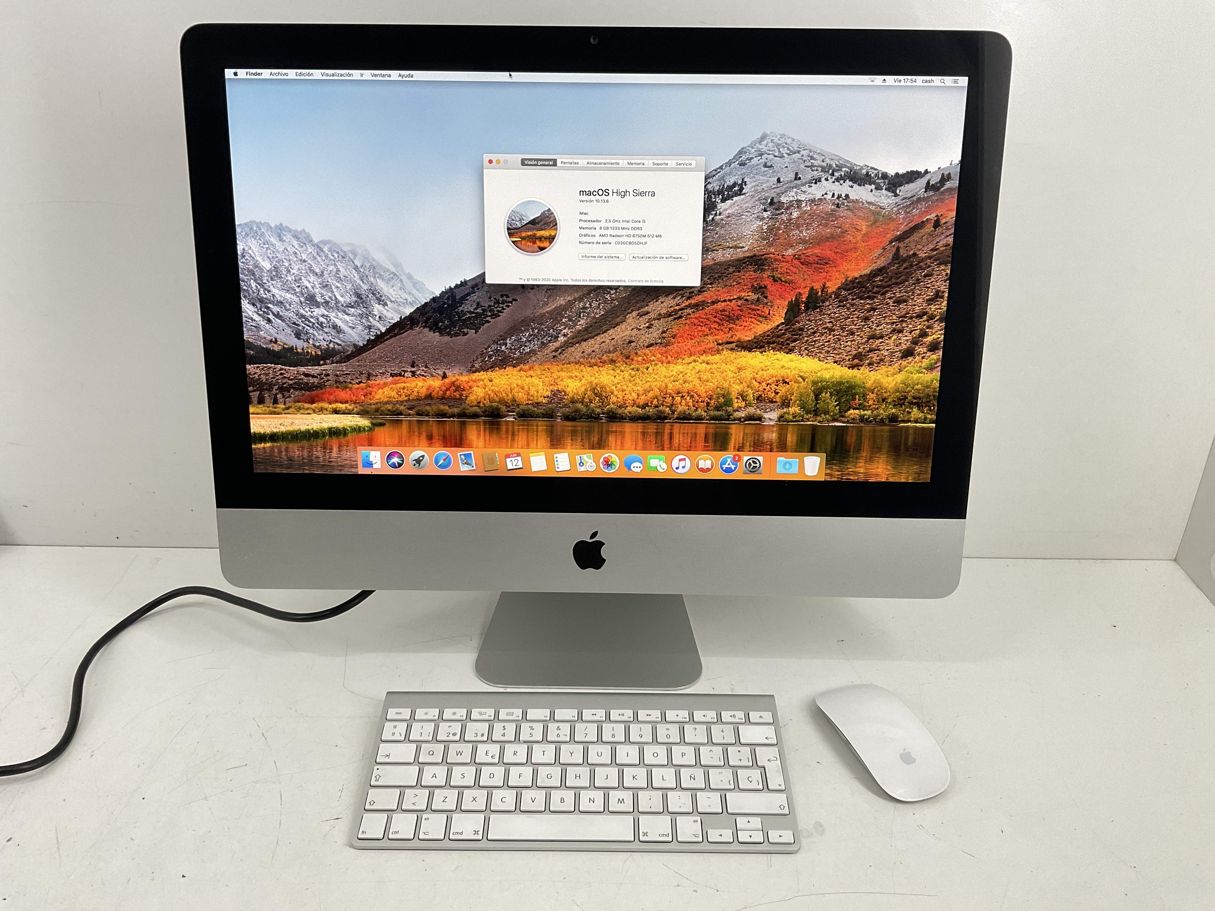 Ordenador sobremesa Apple Imac core i5 2.5 21.5 (2011) (a1311) de