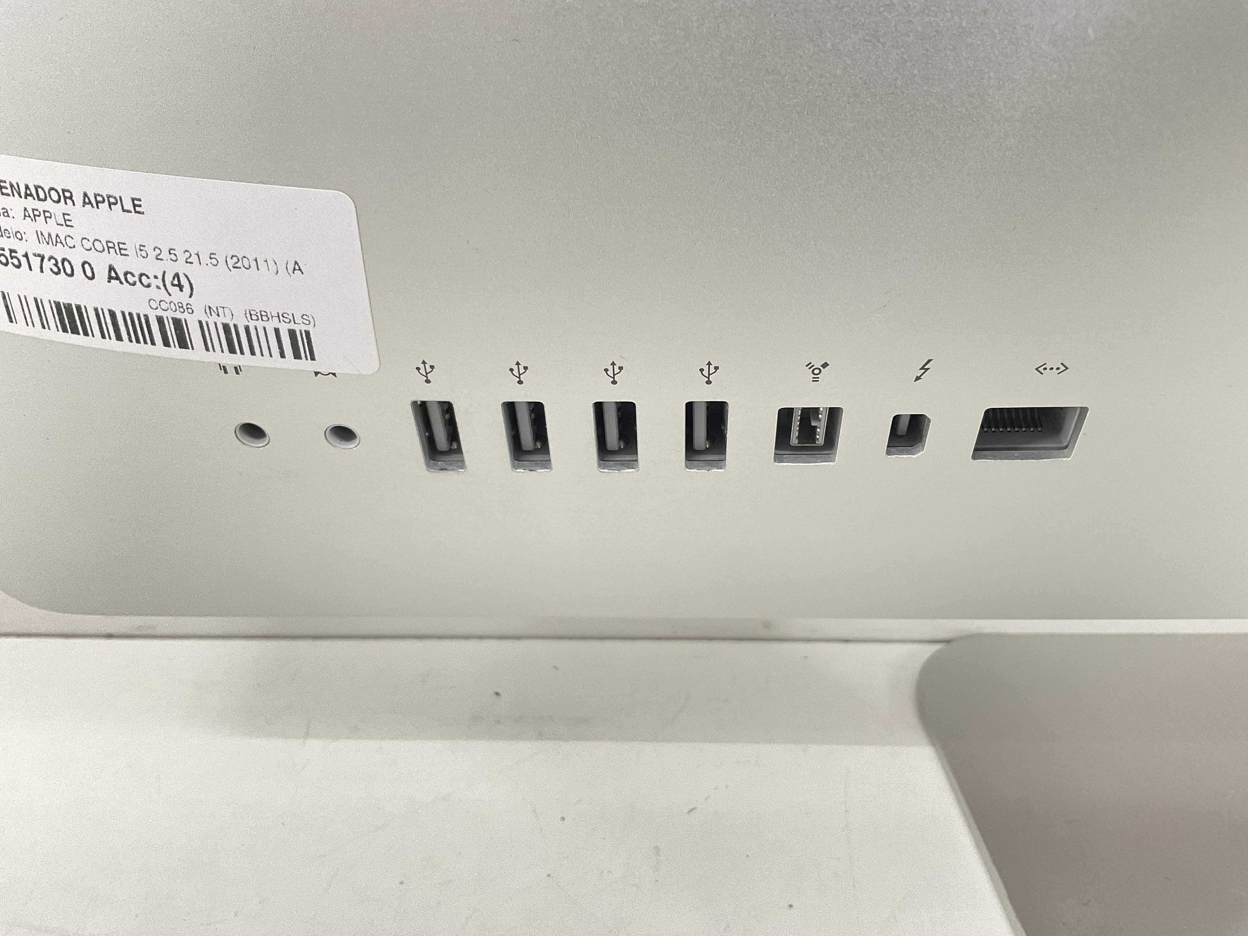 Ordenador sobremesa Apple Imac core i5 2.5 21.5 (2011) (a1311) de