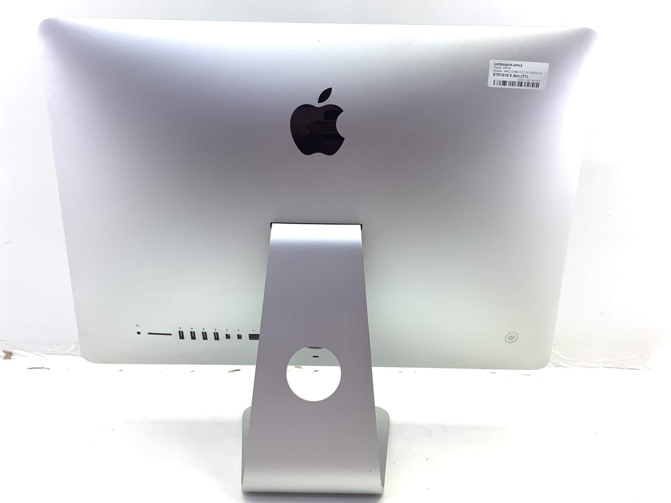 Ordenador sobremesa Apple Imac core i5 2.7 21.5 (2013) (a1418) de