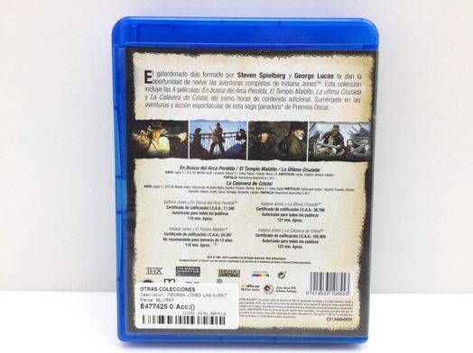 otras colecciones bluray indiana jones las aventuras completas
