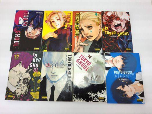 otras colecciones norma editorial colección mangas tokyo ghoul (14 volúmenes)