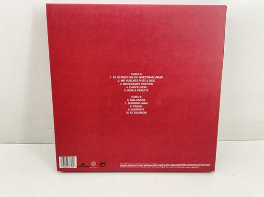 otras colecciones vinilo dani martin - lp vinilo rojo reedición el último día de nuestras vidas