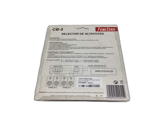 outros cabos audio fonestar cb-2