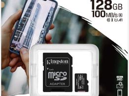 otros fotografia y video kingston canvas selct plus con adaptador 128gb