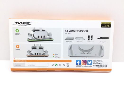 otros informatica dobe base carga gafa vr meta ques 3