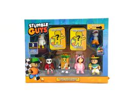 otros juegos y juguetes bizak stumble guys pack 8 figuras de acci&oacute;n 64112072