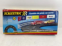 otros juegos y juguetes scalextric cambio de pista en curva