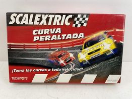 otros juegos y juguetes scalextric curva peraltada