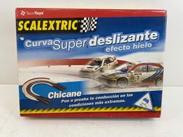 otros juegos y juguetes scalextric curva super deslizante