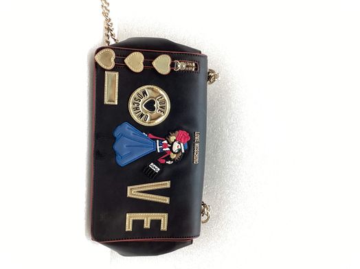 outras malas moschino calf pu nero