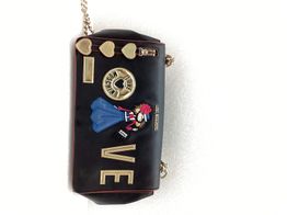 otros bolsos moschino calf pu nero