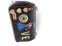 outras malas moschino calf pu nero