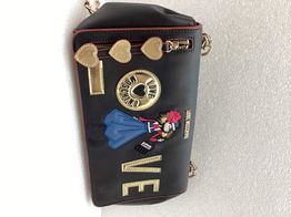 outras malas moschino calf pu nero