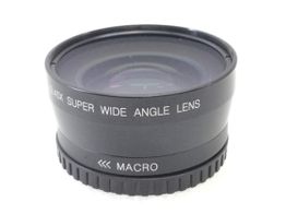 outro acessório objetivas sem marca 0.45x super wide-angled lens with macro portion professional 55mm camera lens