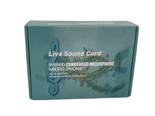 outros música profissional condensador de microfone live sound card