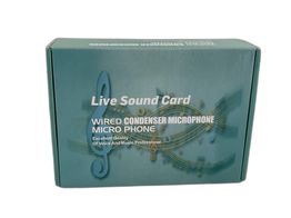 outros música profissional condensador de microfone live sound card