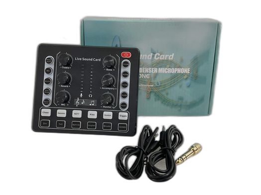 outros música profissional condensador de microfone live sound card