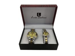 outros rel&oacute;gios luis cardini conjunto rel&oacute;gios quartz casal