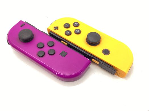 pack joy con nintendo joycon morado/naranja