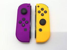 pack joy con nintendo joycon morado/naranja