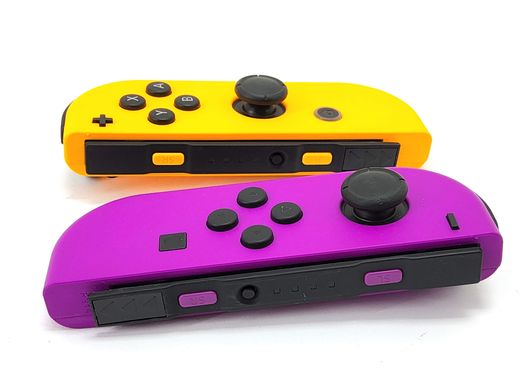 pack joy con nintendo joycon morado/naranja