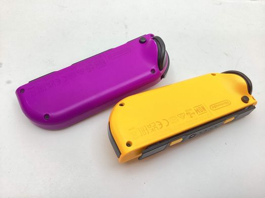 pack joy con nintendo joycon morado/naranja