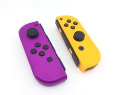 pack joy con nintendo joycon morado/naranja