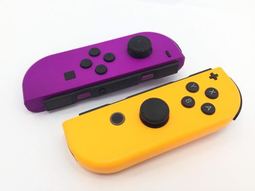 pack joy con nintendo joycon morado/naranja
