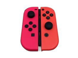 pack joy con nintendo rojo y rosa