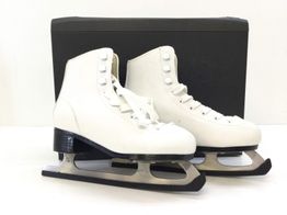patines oxelo patines de hielo para mujer/niña 100 blanco