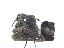 patines oxelo patines en linea + rodilleras+