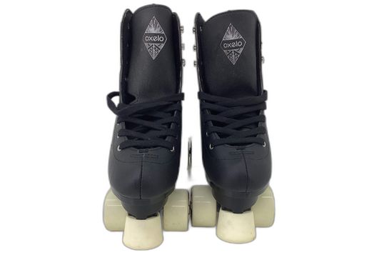 patins oxelo patines ruedas artisticos quad 100 negro