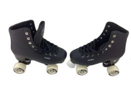 patins oxelo patines ruedas artisticos quad 100 negro