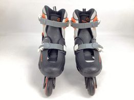 patines tijuana negro naranja