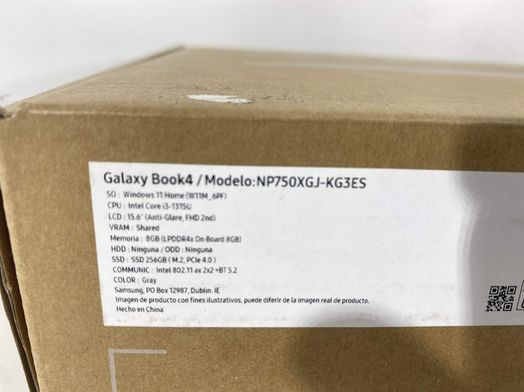 pc portatil samsung np750xgj