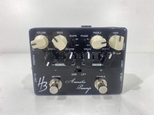 pedal efectos harley benton acoustic preamp