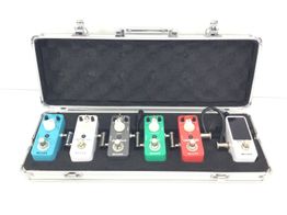 pedal efectos mooer 6 pedales + caja de transporte