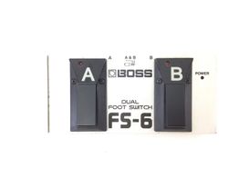 pedal efeitos boss dual foot switch fs-6