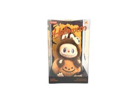 peluche pop mart the monster labubu halloween sitting pumpkin