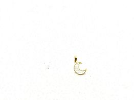 pendente ouro 18k com pedra con circonita 
