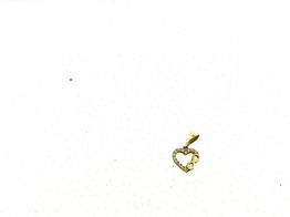 pendente ouro 19k com pedra 