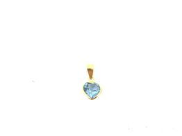 colgante oro 19k con circonita 