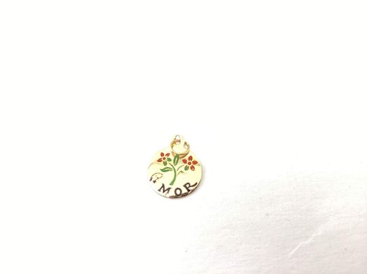 pendente ouro 19k 