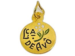 pendente ouro 19k 