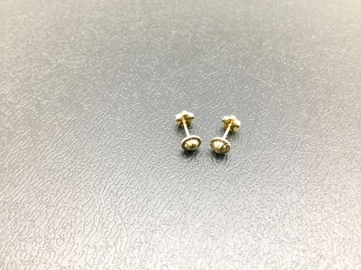pendientes oro 18k con circonita 