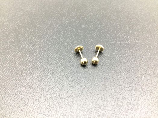 pendientes oro 18k con circonita 