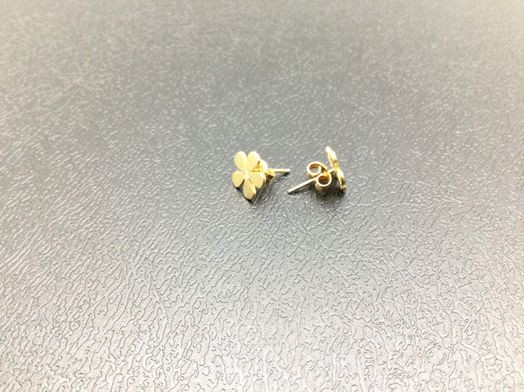 pendientes oro 18k con circonita 