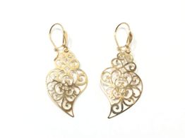 pendientes oro 19k 