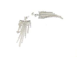 pendientes plata 925mm con circonita 